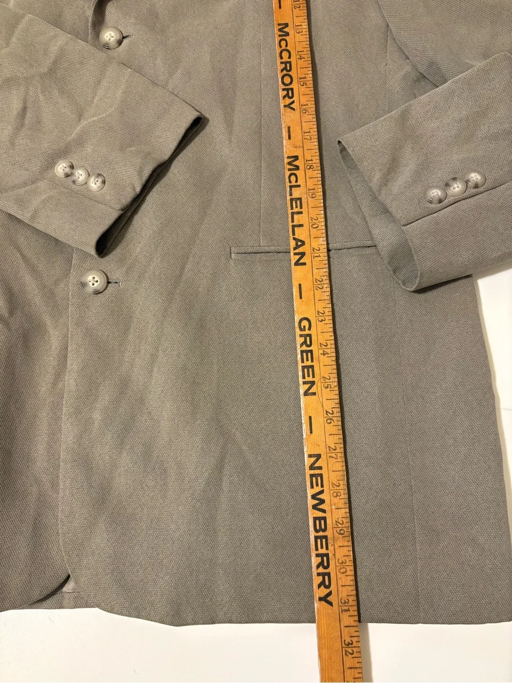 Claiborne Men's Taupe Three-Button Sport Coat